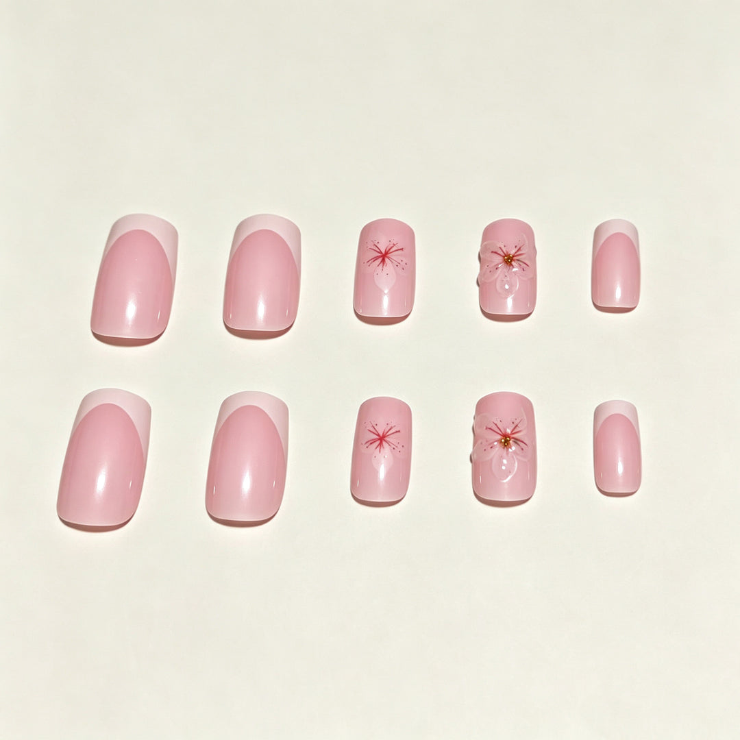 Floral Design Press-On Nail Tips Kalsten