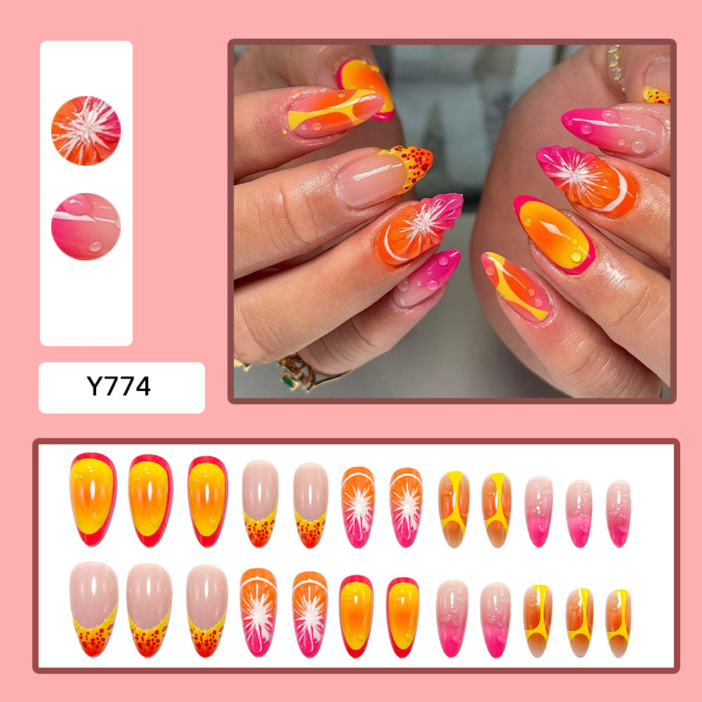 Artificial nails with fruity design Kalsten