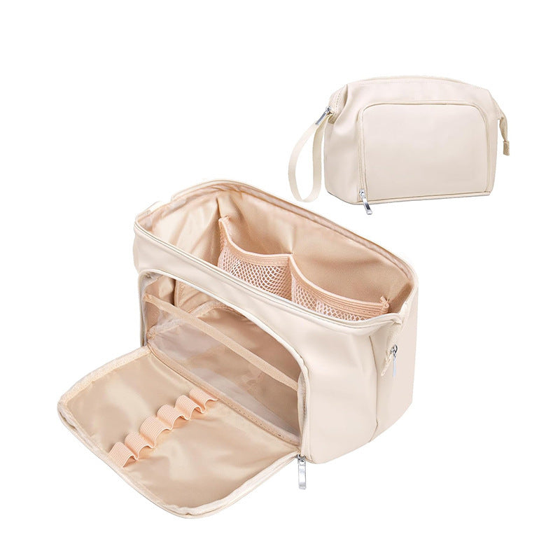 Cosmetic Organizer Bag with Adjustable Interior Compartment Kalsten