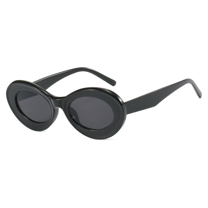 Women's oval sunglasses with modern lenses Kalsten