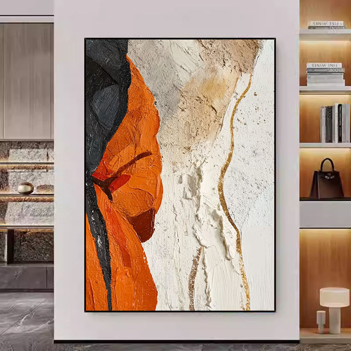 Abstract Textured Canvas Wall Art Decor