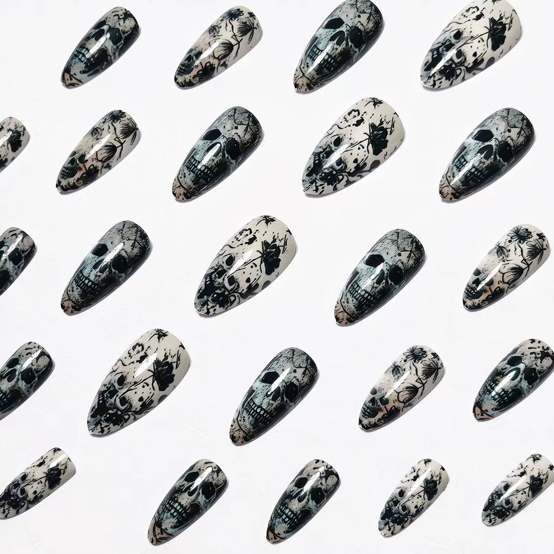 Artistic Skull-Themed Nail Art Kalsten 1788155651