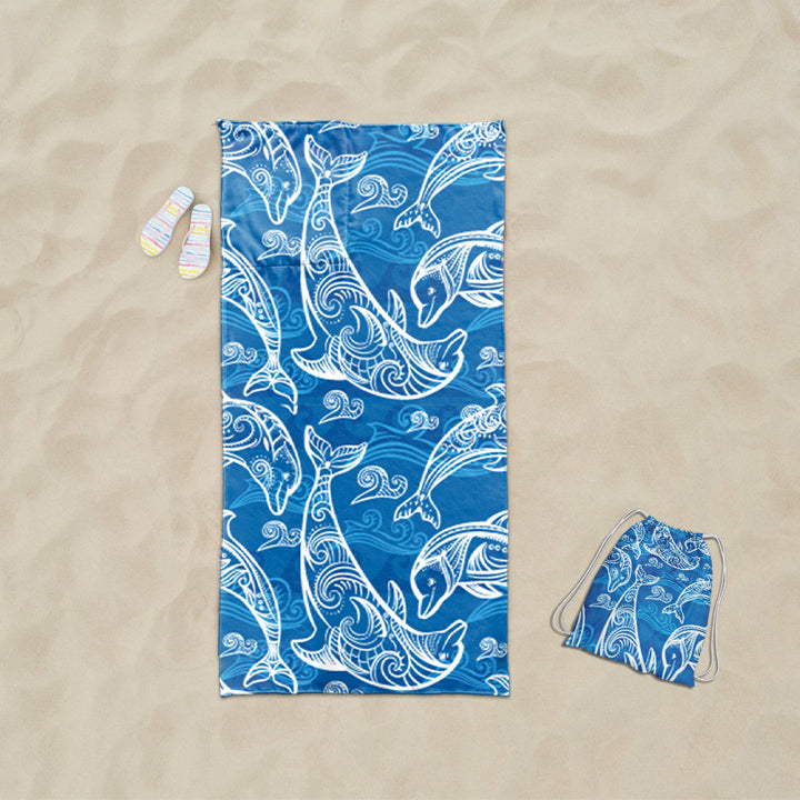 Beach towel with exclusive sea turtle motif Kalsten