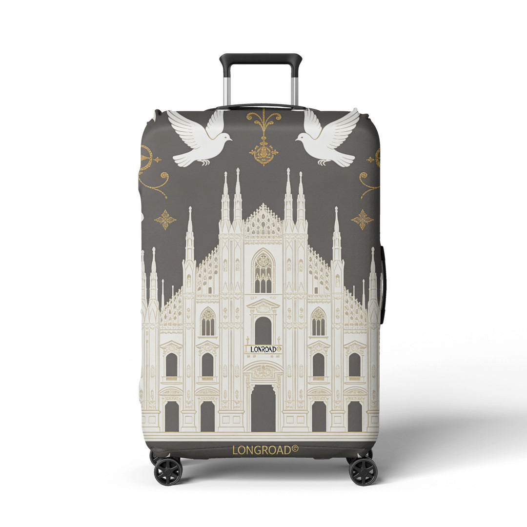 Women's suitcase cover in futuristic design Kalsten