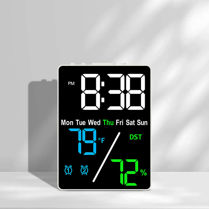 Digital Multifunction Alarm Clock with Hygrometer and Temperature Display Kalsten