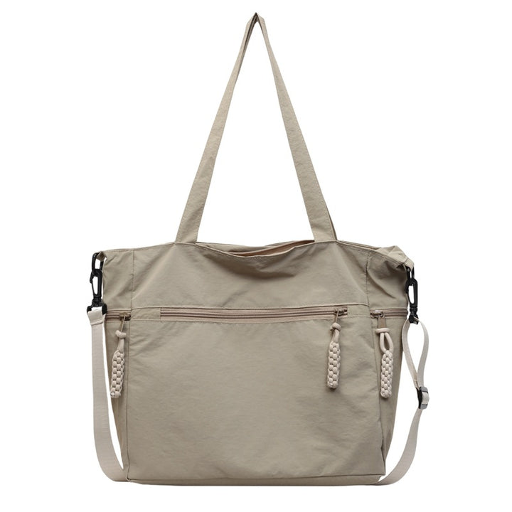Multi-Pocket Travel Shoulder Tote