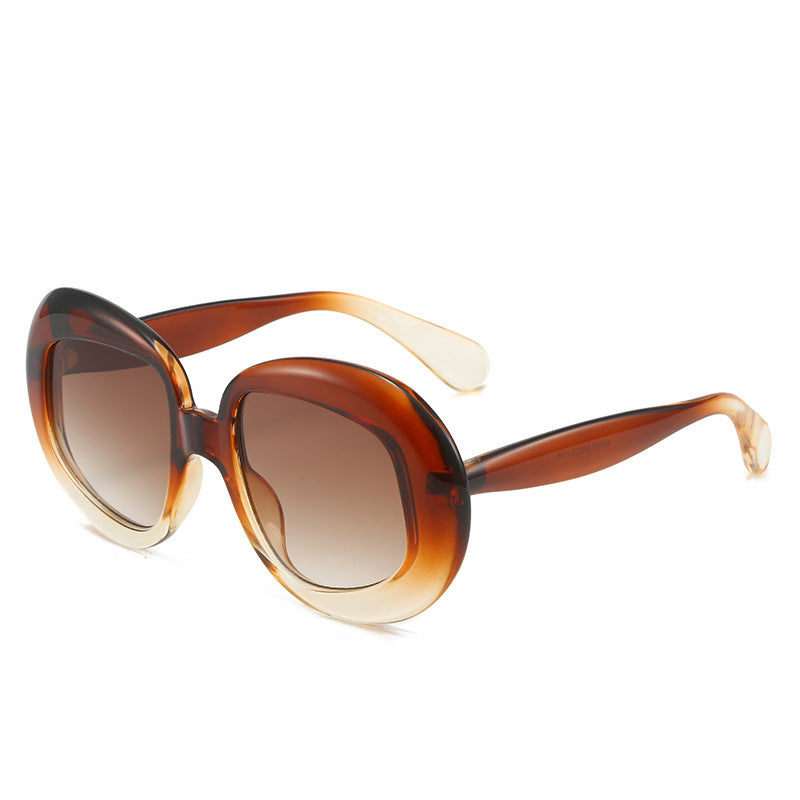 Vintage-Inspired Geometric Frame Sunglasses Kalsten