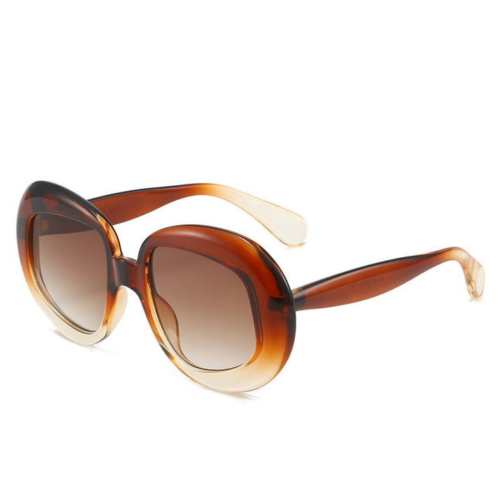Vintage-Inspired Geometric Frame Sunglasses Kalsten