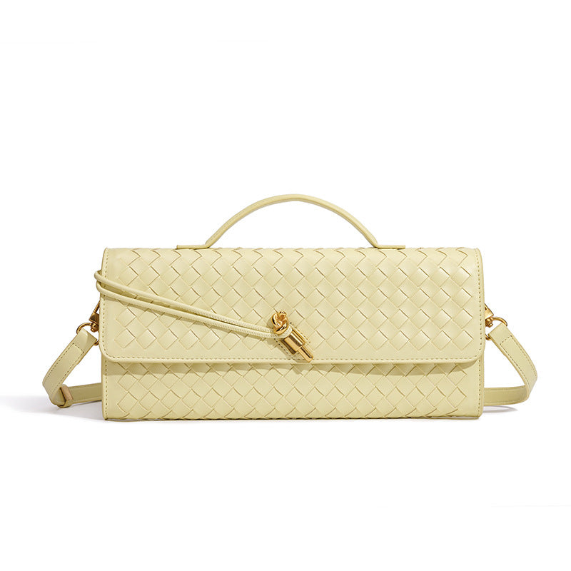 Woven Leather Clutch Kalsten