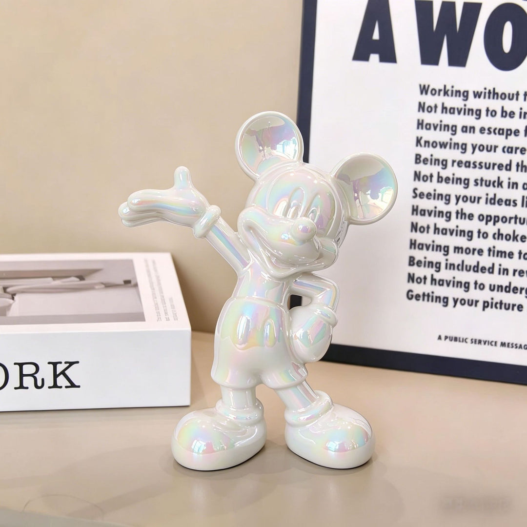 Decorative Metallic Character Sculpture for Home Display