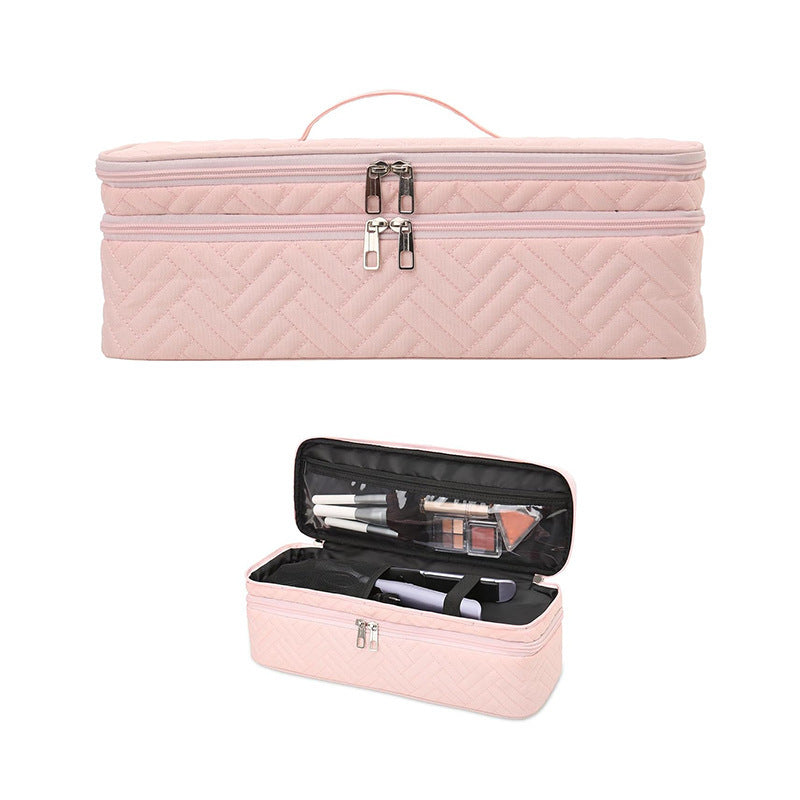 Cosmetic organizer bag for hair dryers and styling tools Kalsten