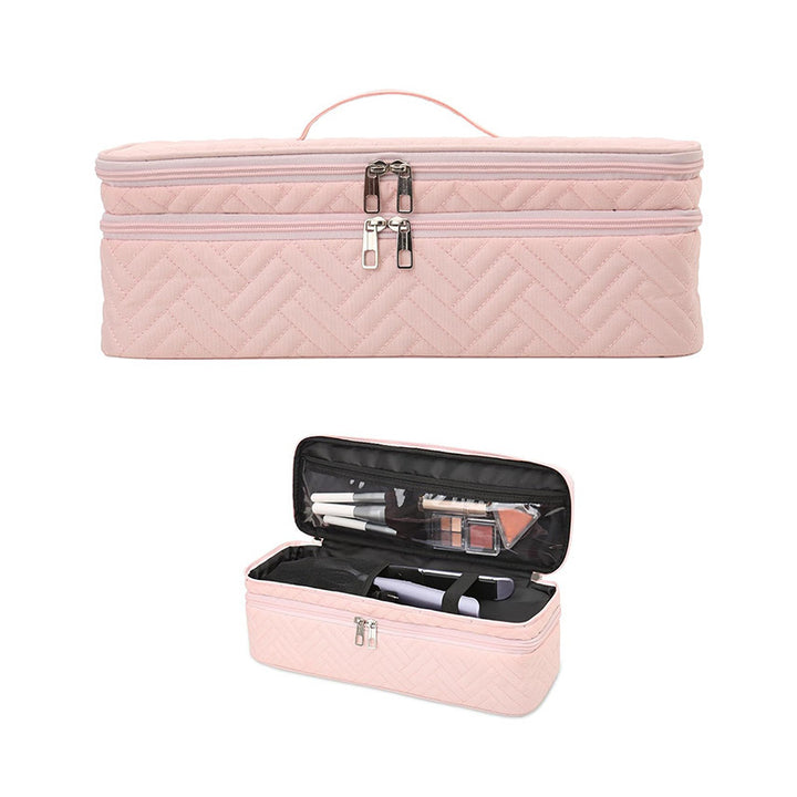 Cosmetic organizer bag for hair dryers and styling tools Kalsten
