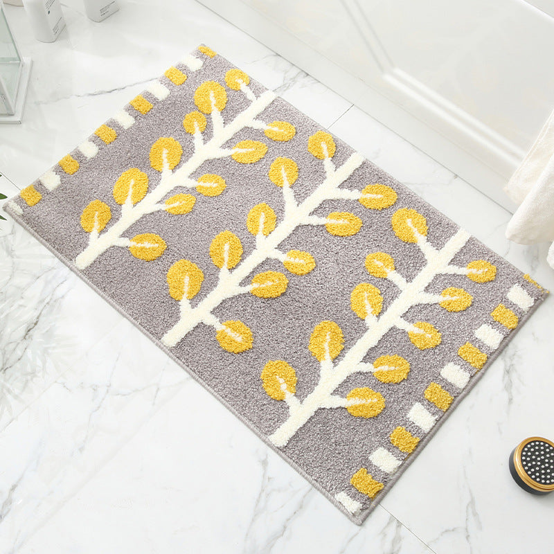 Abstract Pattern Bath Mat for Bathroom