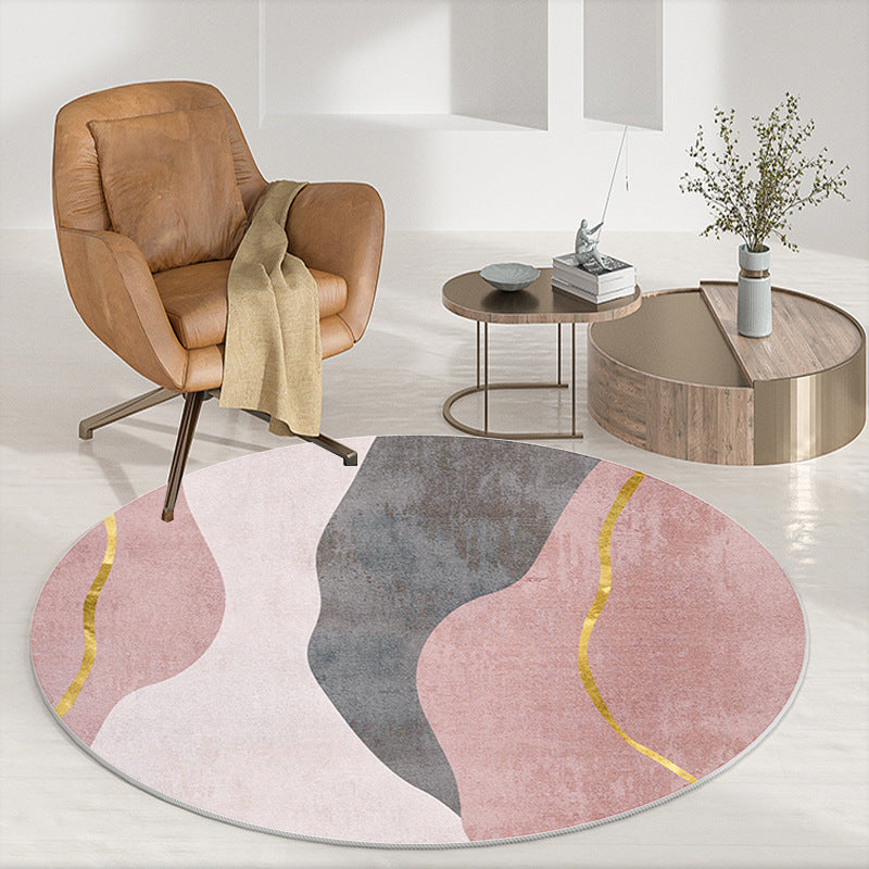 Abstract Patterned Round Area Rug Kalsten