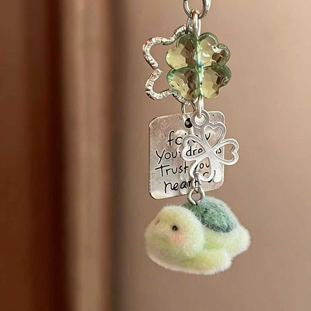 Inspirational Turtle Charm Keychain Kalsten