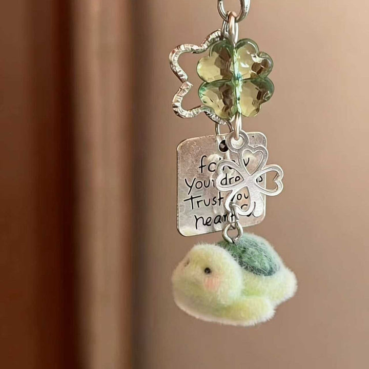 Inspirational Turtle Charm Keychain Kalsten