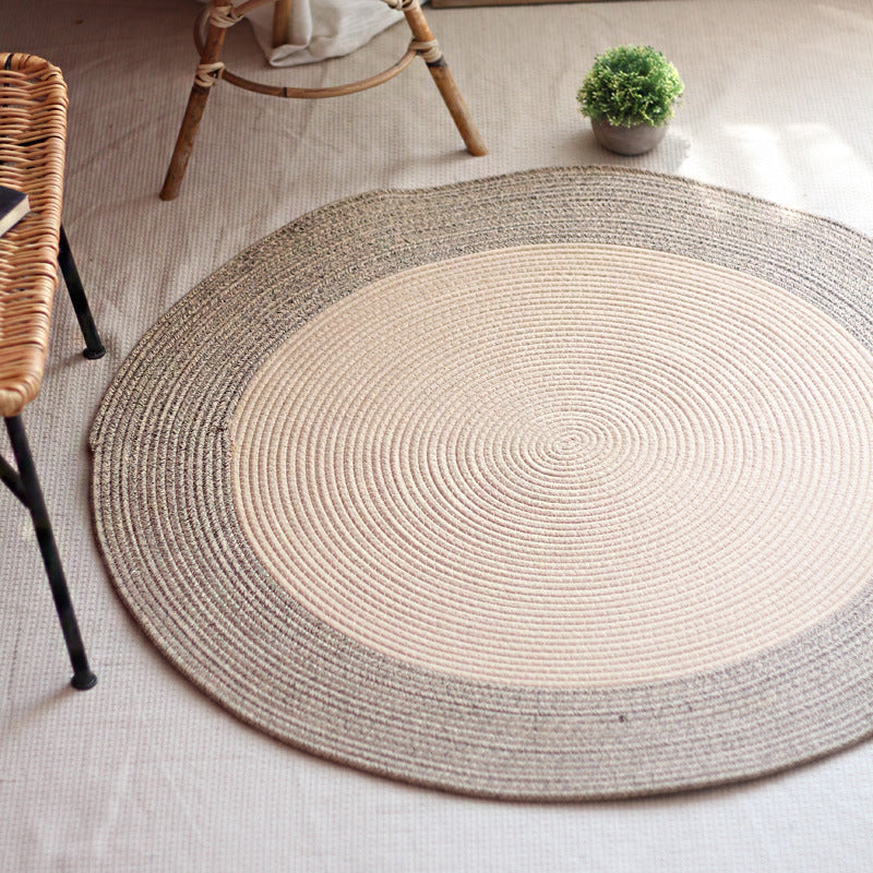 Round woven rug Kalsten