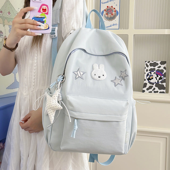 Cute Bunny-Embellished Backpack Kalsten