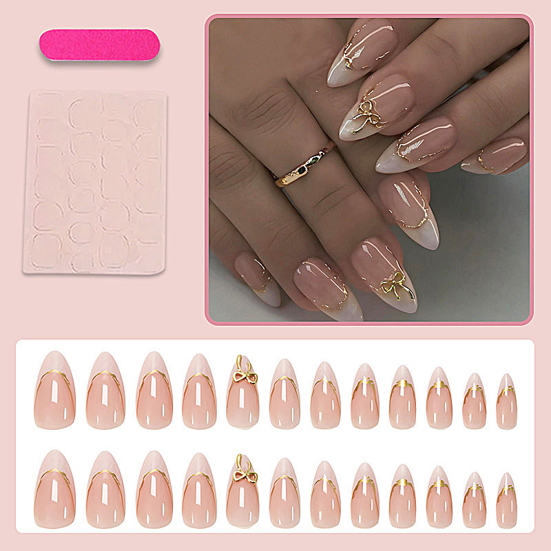 Acrylic nail set with luxurious tips and glamorous accents Kalsten