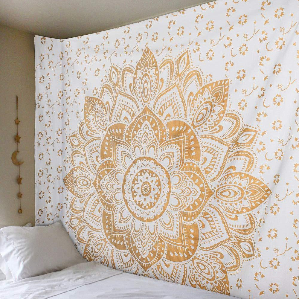 Mandala-Themed Wall Tapestry