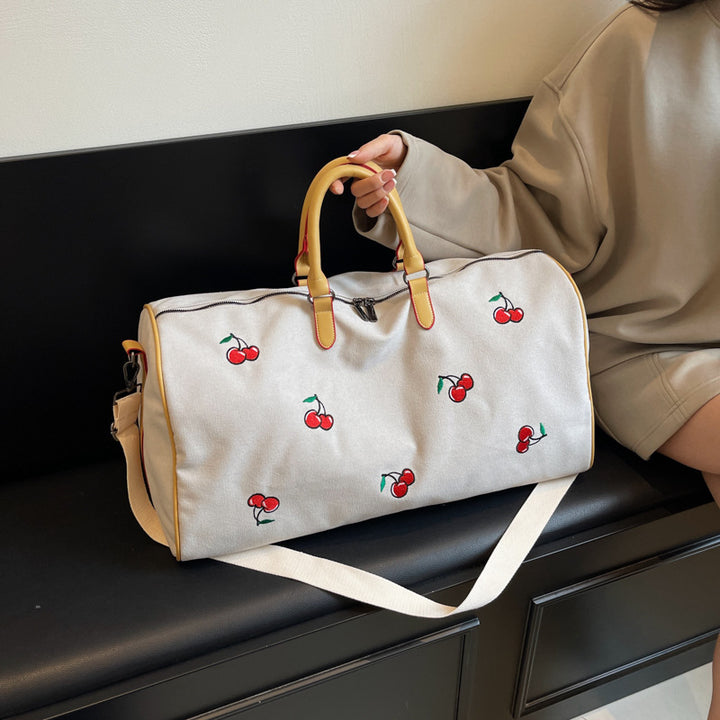 Embroidered Travel Duffel Bag Kalsten