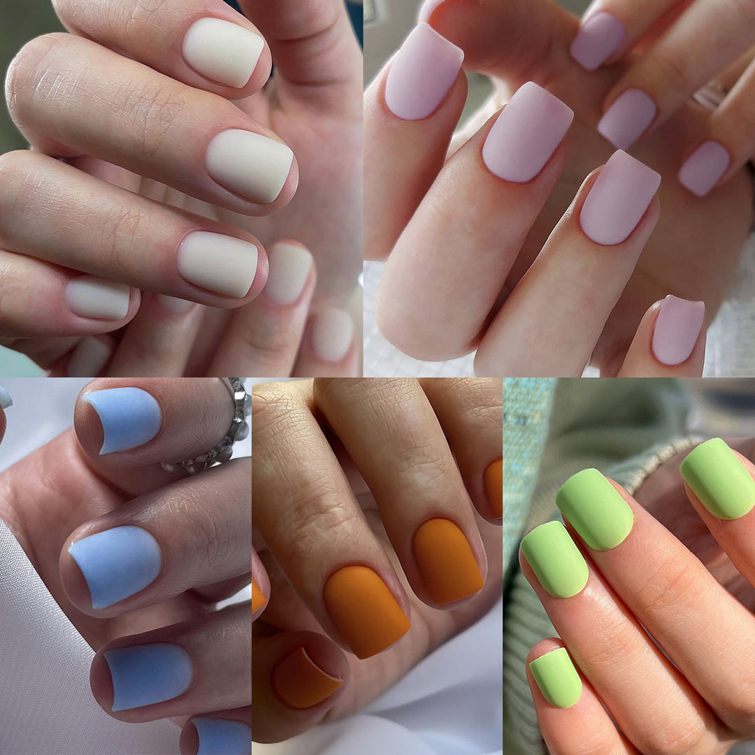 Matt lacquered nail art Kalsten
