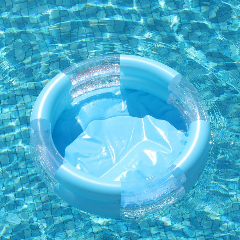 Mermaid-Themed Inflatable Pool Ring Kalsten