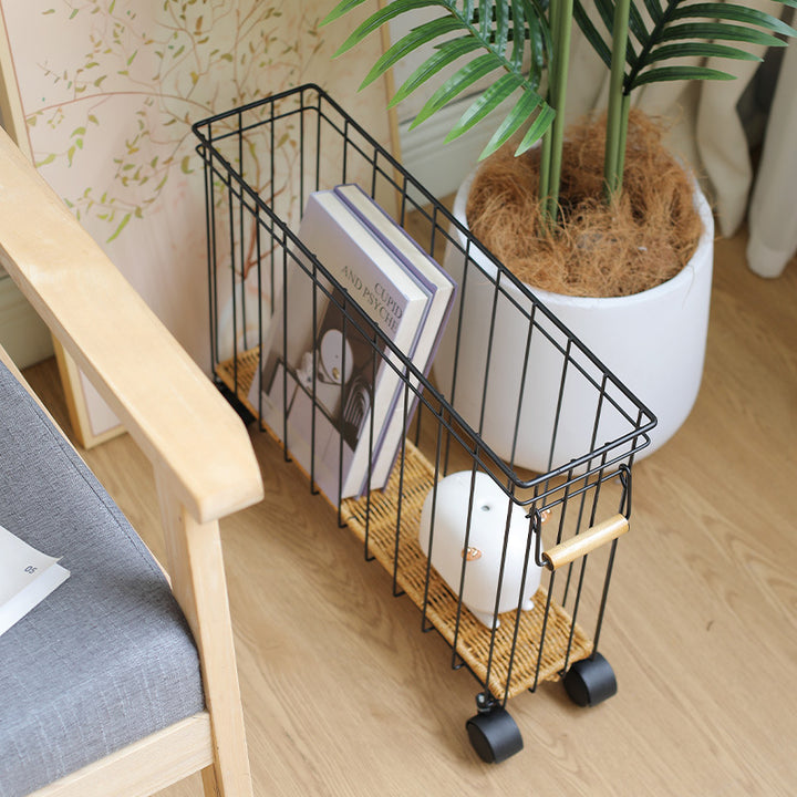 Unisex Modern Storage Basket with Wheels Kalsten