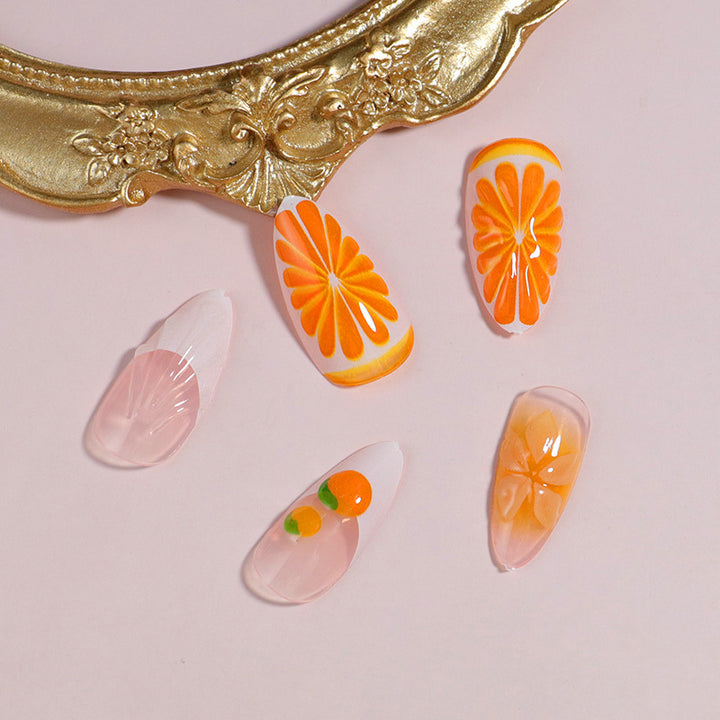 Premium Press-On Nail Set with Decorative Accents Kalsten