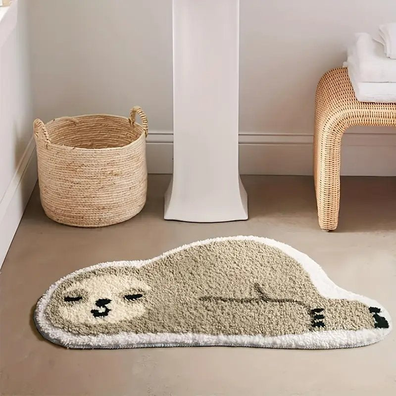 Alien Skateboard Themed Area Rug