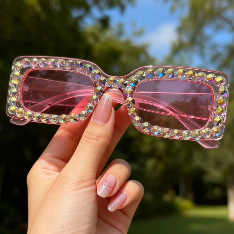 Decorative Rhinestone-Embellished Sunglasses Kalsten