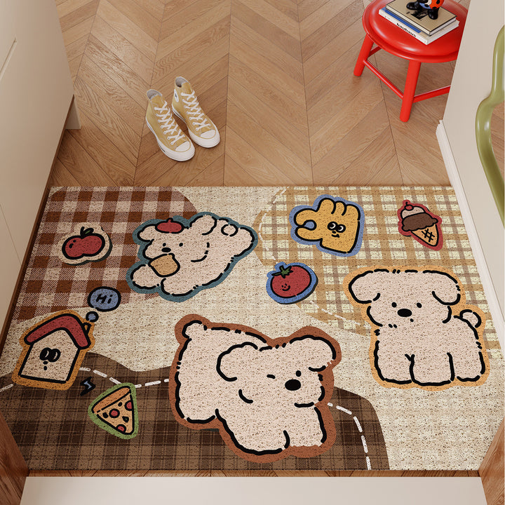 Playful Cartoon Themed Area Rug