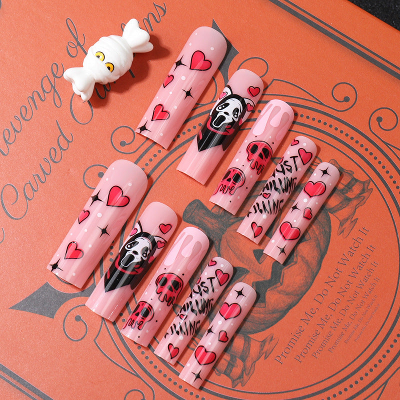 Artistic Patterned Press-On Nails Kalsten