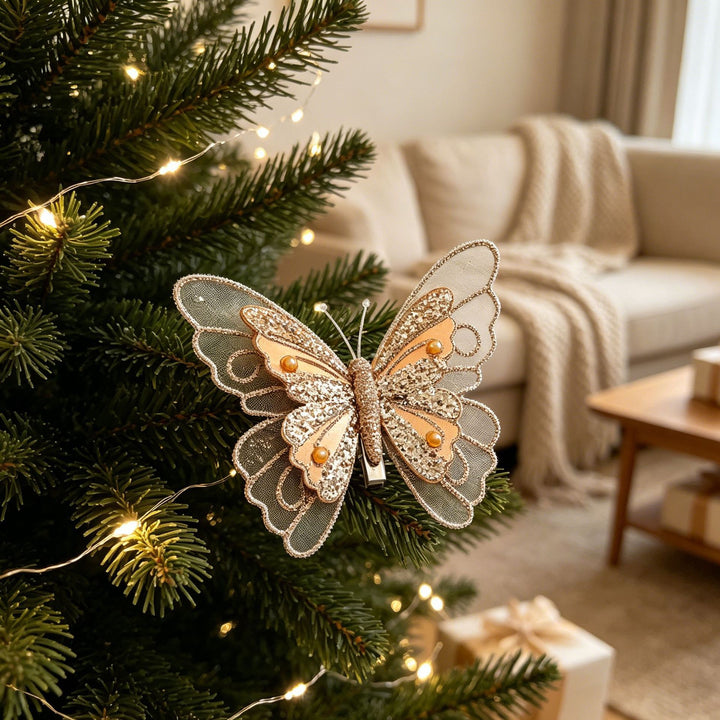 Decorative butterfly pendant for Christmas tree