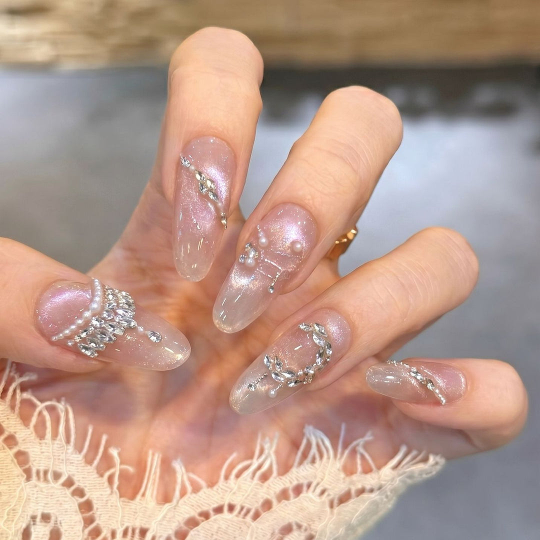 Artistic Stiletto Nail Art Design Kalsten