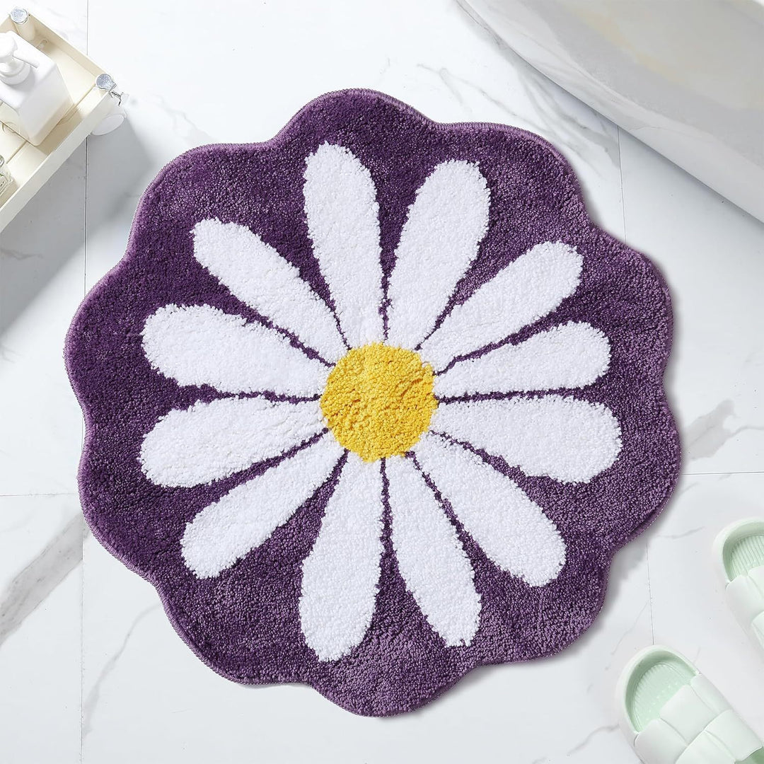 Floral Shape Bath Mat