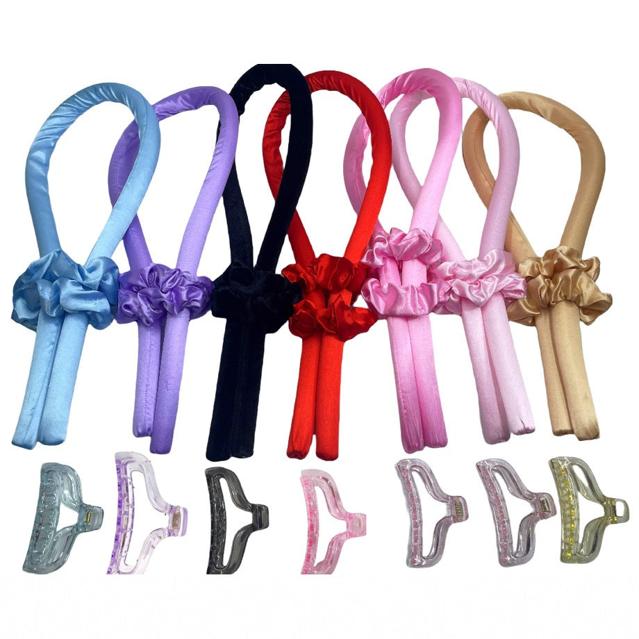 Satin Hair Curling Set