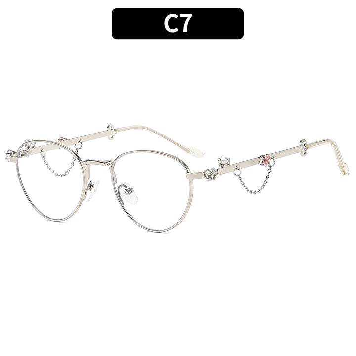 Decorative Cat-Eye Glasses