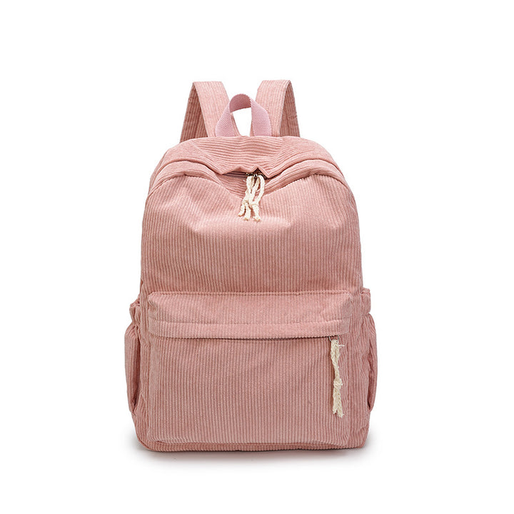 Corduroy Multi-Pocket Backpack Kalsten