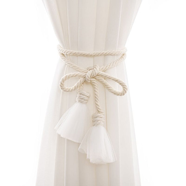 Decorative curtain tape with tassels Kalsten