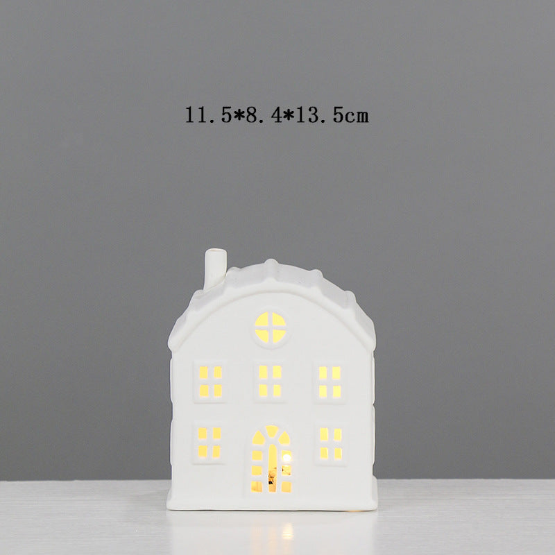 Decorative Ceramic House Candle Holder Kalsten