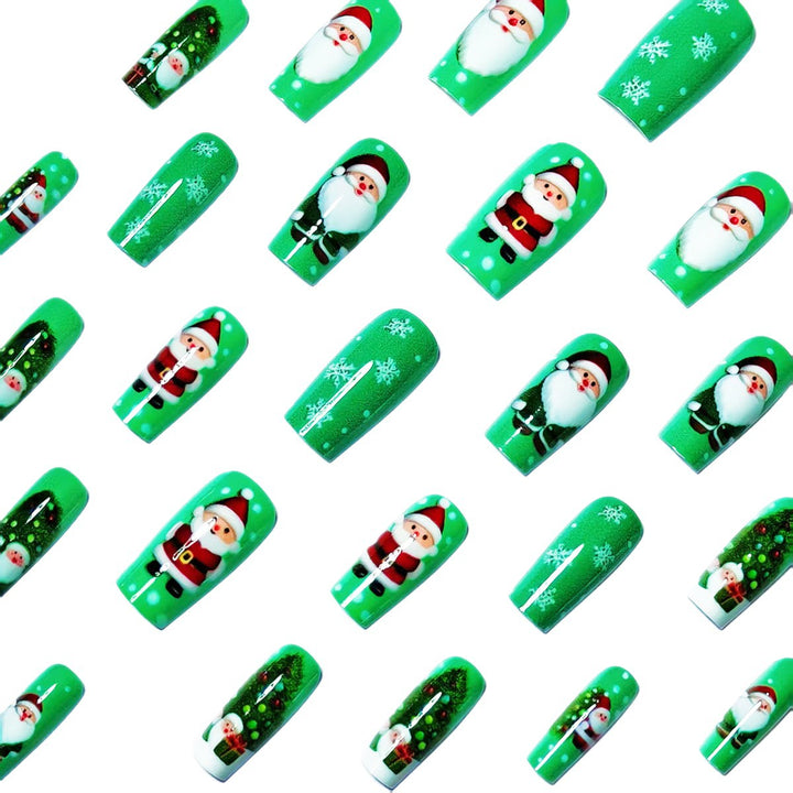 Artificial nails with Christmas motif Kalsten