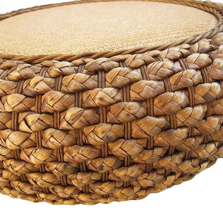 Handcrafted Braided Seat Pouf Kalsten