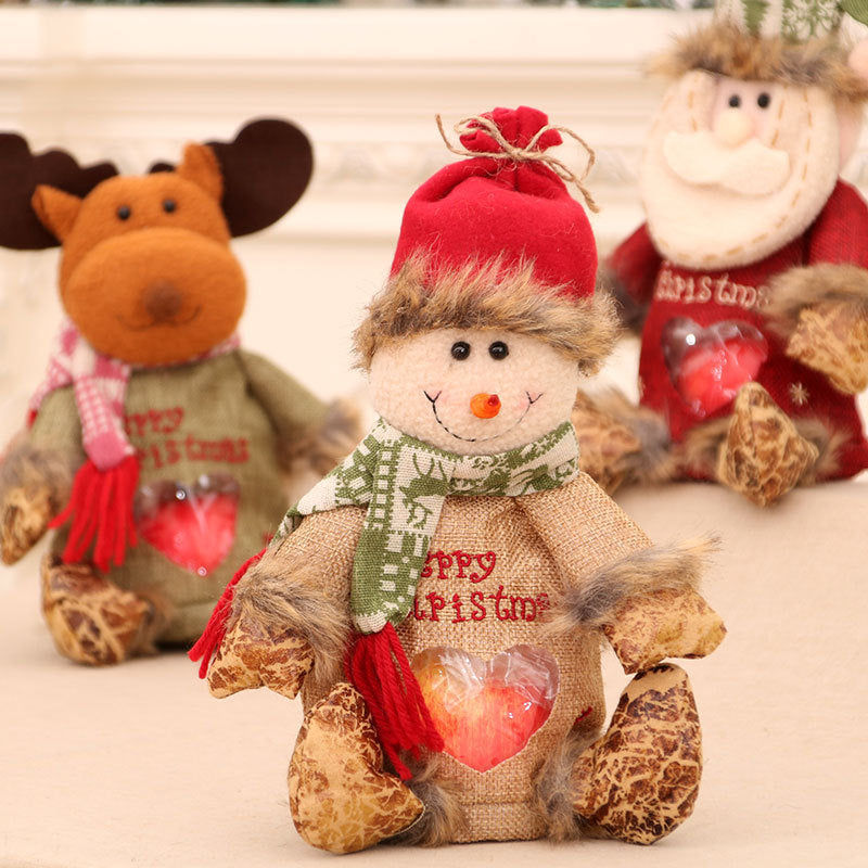 Plush Holiday Moose Figurine Kalsten