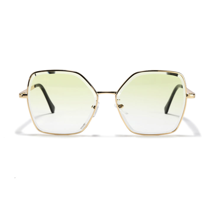 Women geometric sunglasses with fashionable gold frame Kalsten