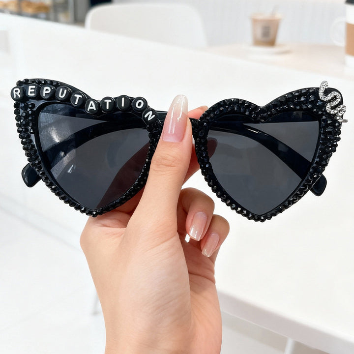 Statement Heart-Frame Sunglasses Kalsten