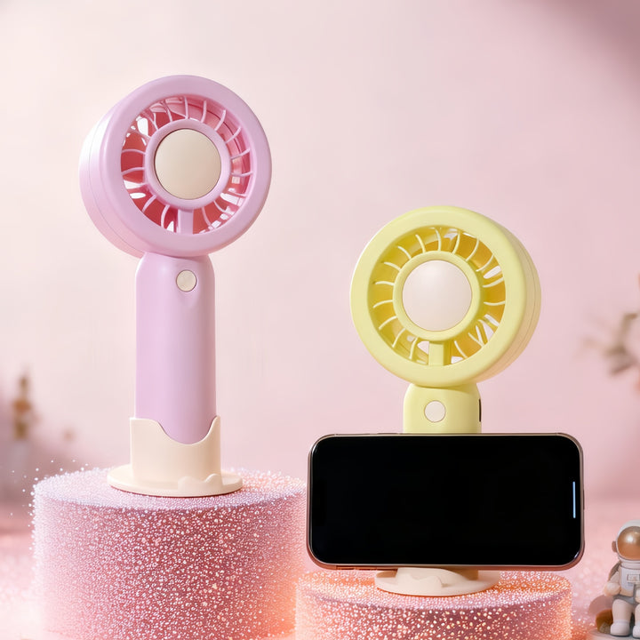 Ladies Portable USB Hand Fan with Ergonomic Design Kalsten