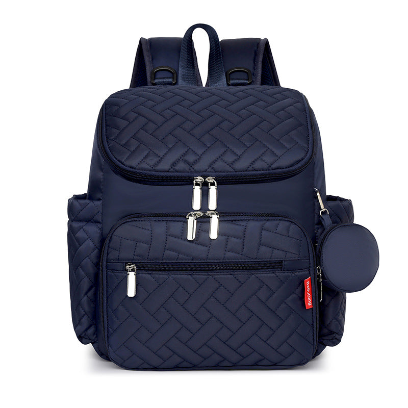 Quilted Multi-Compartment Backpack Kalsten
