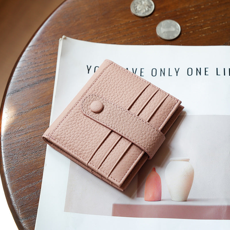 Compact Leather Coin Wallet