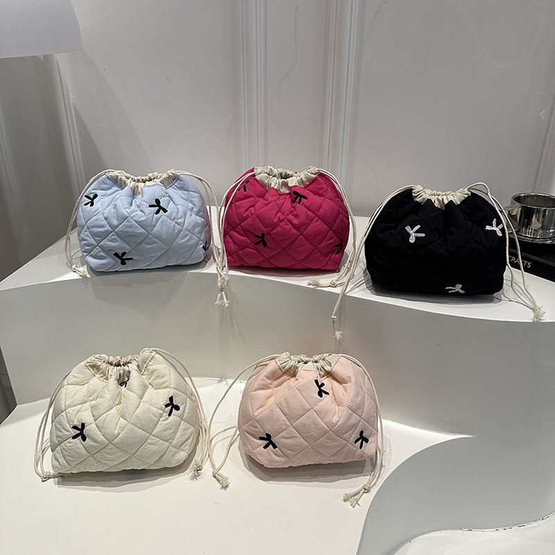 Quilted Drawstring Pouch Kalsten